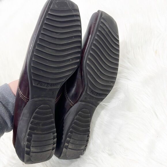 Paul Greene Brown Leather Driving Loafers, 7.5 - Picture 7 of 10